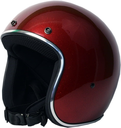 Sick Lid 3/4 Retro RED Source Swedes METAL FLAKE Cycle – Silly