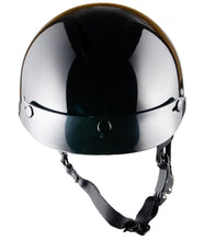 World's Smallest and Lightest DOT beanie helmet--GLOSS black--WITH PEAK